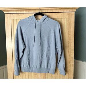 Suitsupply Baby Blue Hoodie Merano Wool Size XL